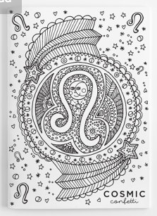 A Leo Full Moon Coloring Page! Get it on Etsy. 